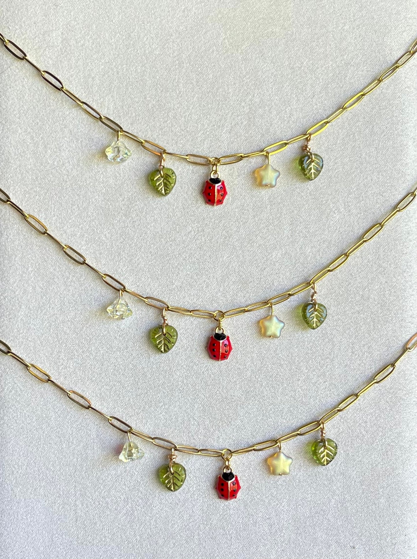 Ladybug Charm Necklace