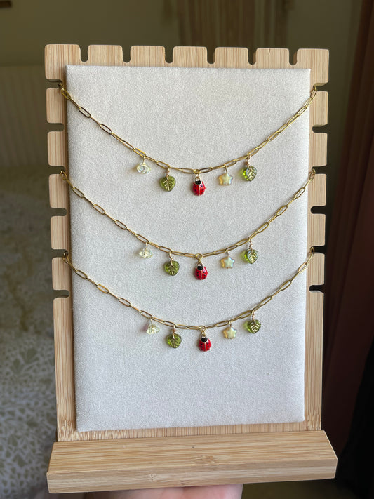 Ladybug Charm Necklace