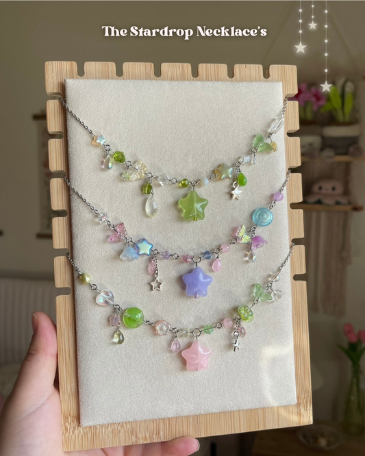 Star-drop necklaces